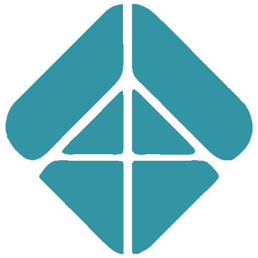 Favico del sitio Gebinete Alternativo. Es una letra A que sugiere exploración, avance y recorrido de senderos.