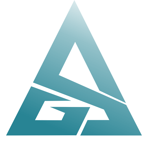 Favico del sitio Gebinete Alternativo. Es una letra A que sugiere exploración, avance y recorrido de senderos.